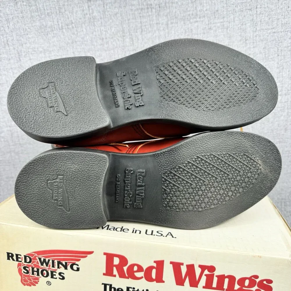 Red Wing Boots Men's 10 B 404 Supersole Leather Work Vintage